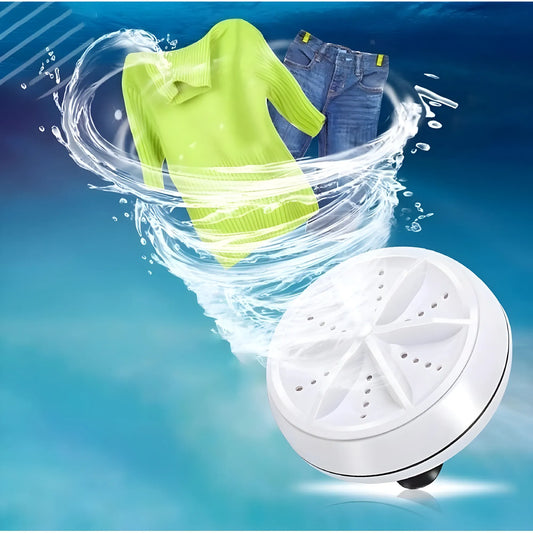 Pack of 2 Mini Portable Turbine Washer (Multicolor)