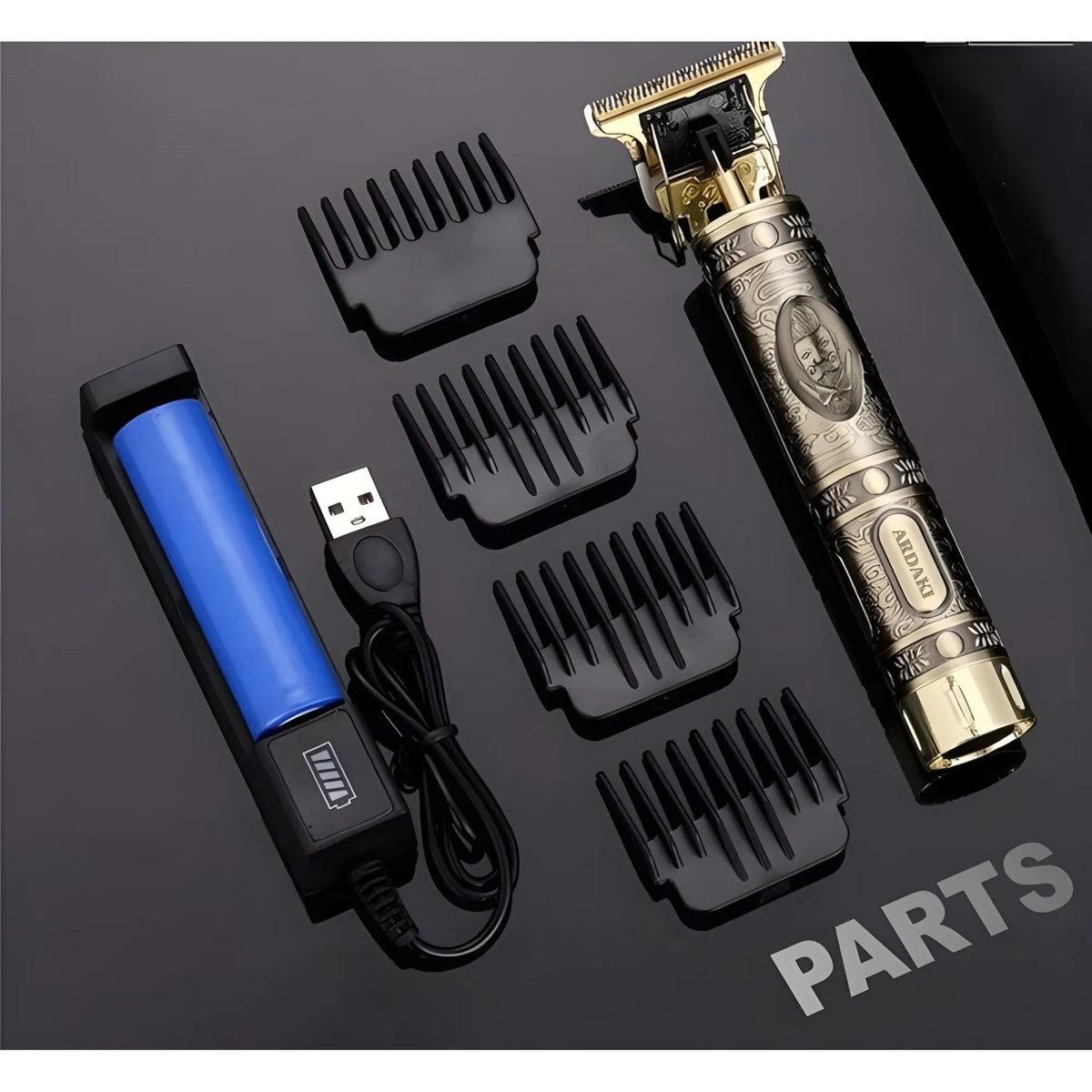 Stainless Steel Hair Trimmer for Men (Multicolor)