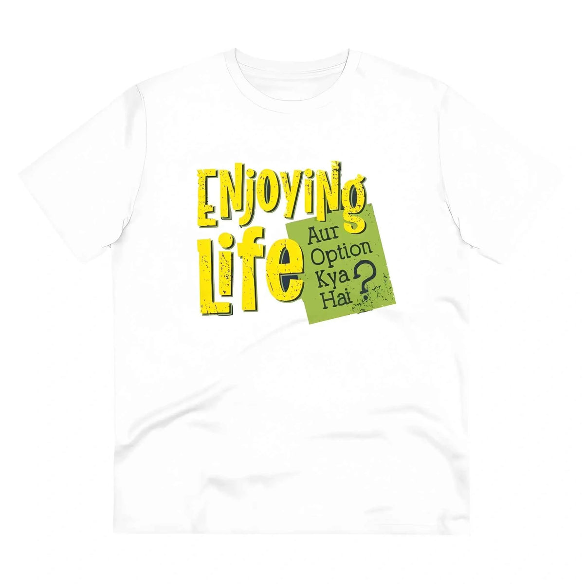 Avenya PC Cotton Enjoying Life Printed T Shirt