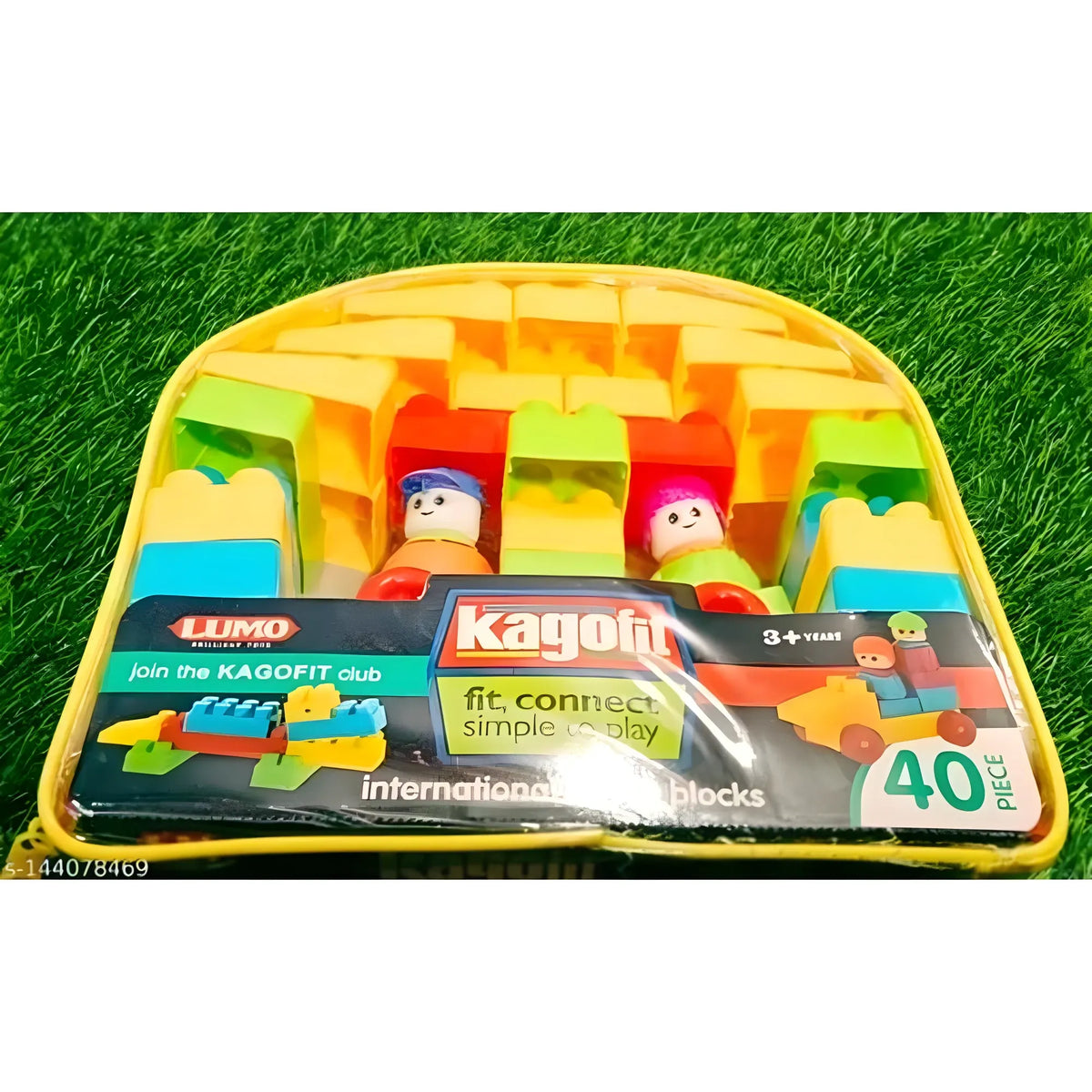 40_Pcs Set Blocks | Plastic | Educational Toys | 3+ Years
