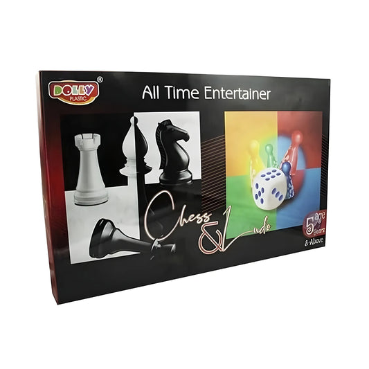 All Time Entertainer Chess&amp;Ludo |  Paper, Plastic Toys |  Board Games | 5+ Years