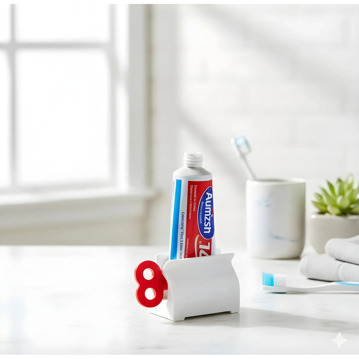 Pack of 2 Plastic Toothpaste Squeezer (Multicolor)