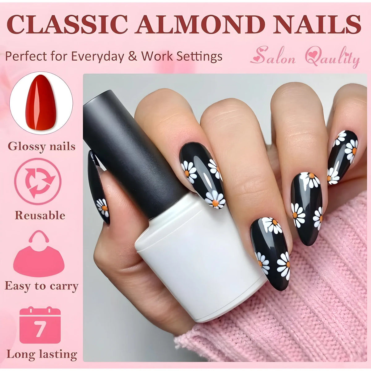 ABS 576 Pcs Nails Set (Multicolor)