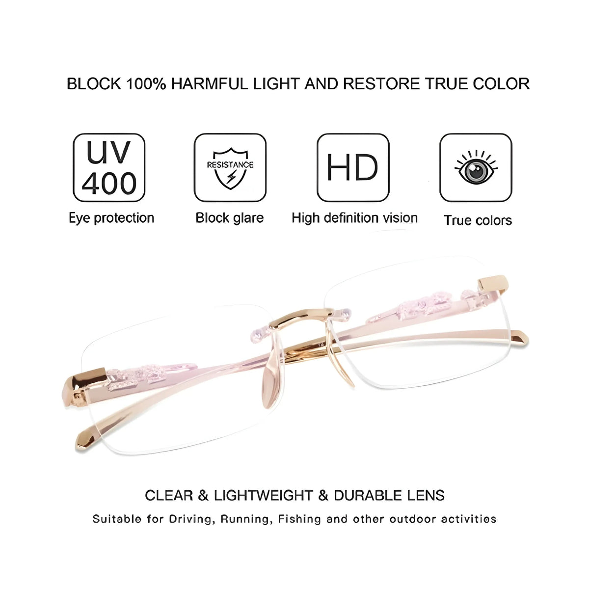 Classic Unisex UV400 Protection Sunglasses (MultiColor)