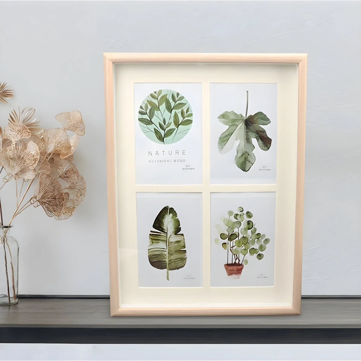Acrylic Four Collage In One Frame To Add Any Images (Multicolor)