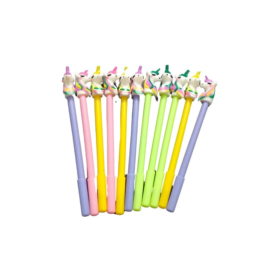 12_Pcs Set Unicorn Pencil |   Plastic  |   Stationery | 3+ Years
