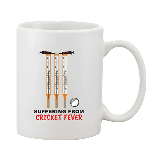 Printed Ceramic Coffee Mug - 1 Pieces, White, 11oz