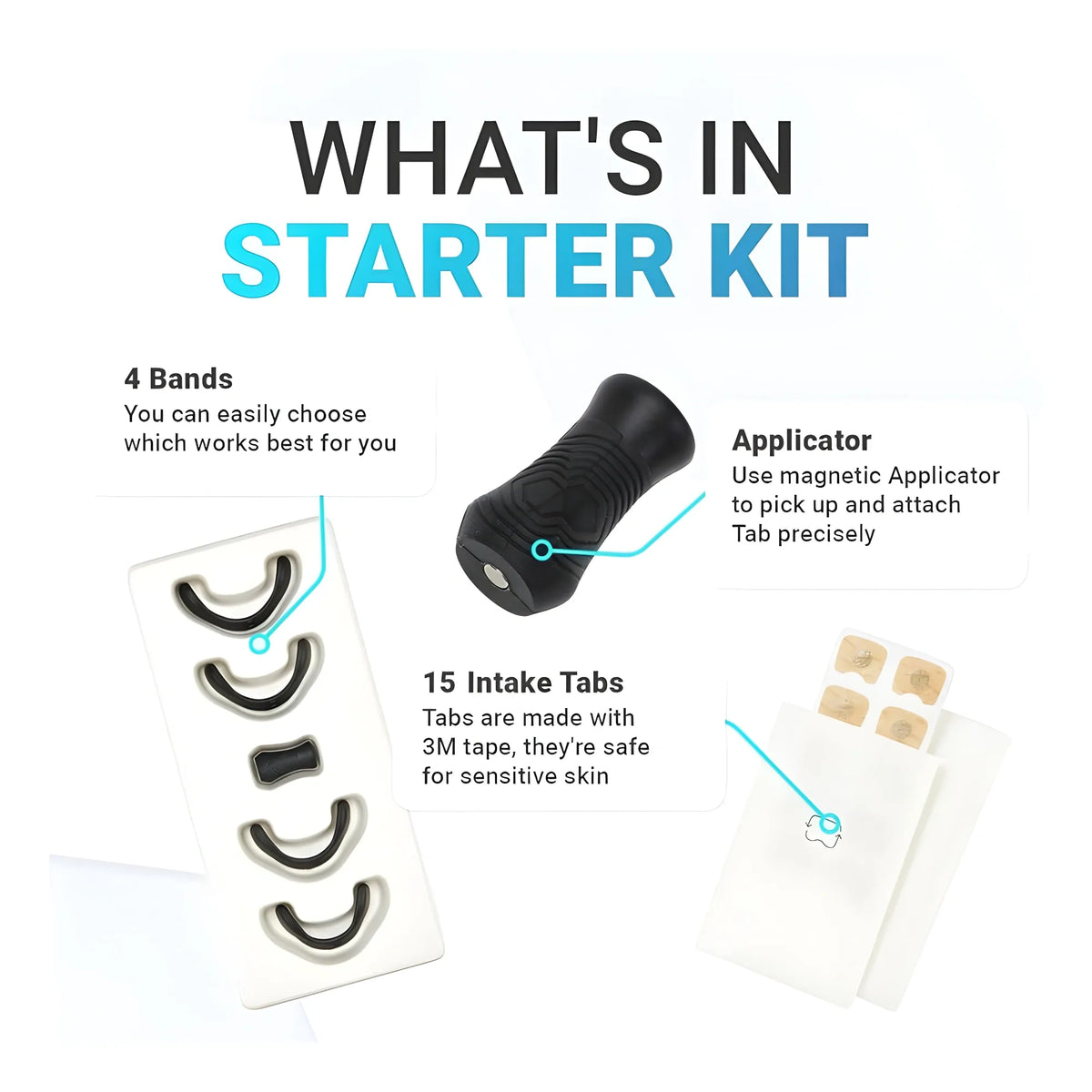 Magnetic Nasal Strips (Black)