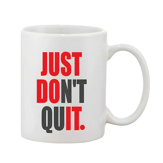 Printed Ceramic Coffee Mug - 1 Pieces, White, 11oz