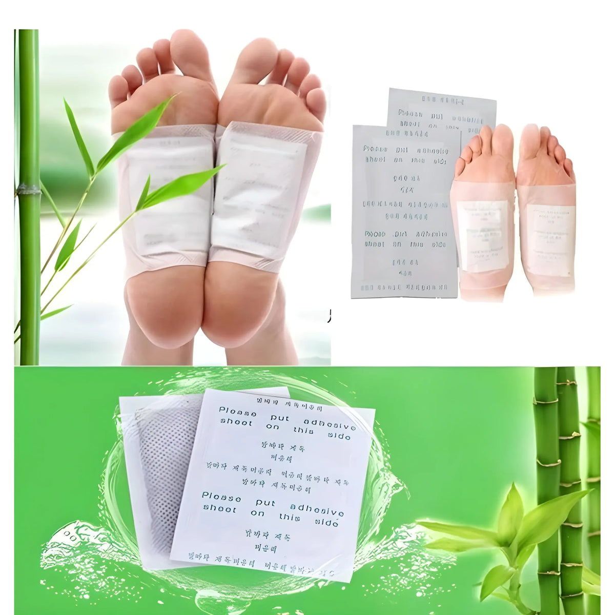 Cotton Detox Patch 10 Pieces Set (White)