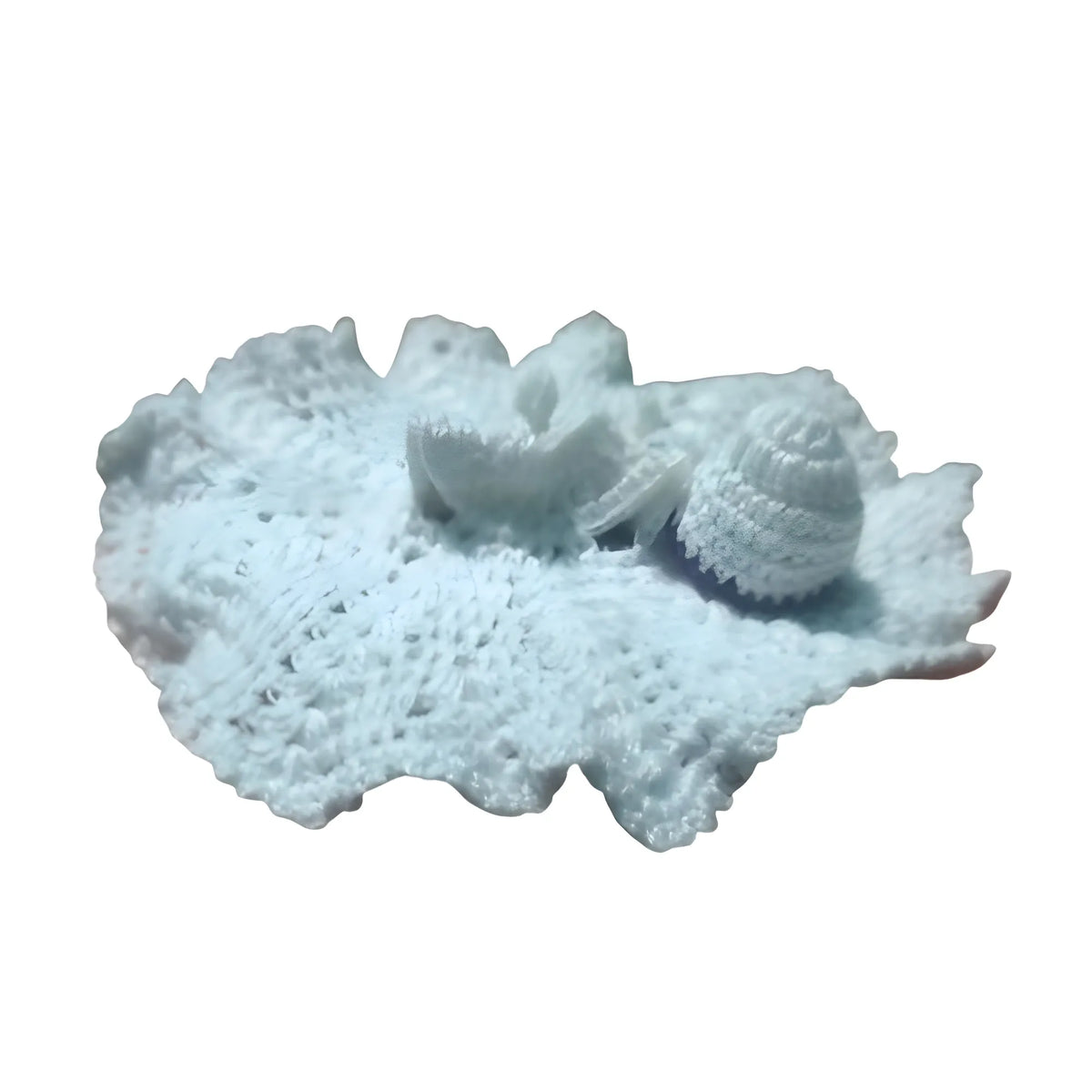 Laddu Gopal Tharad Dress Size: 0 To 6 (White-Lavender)
