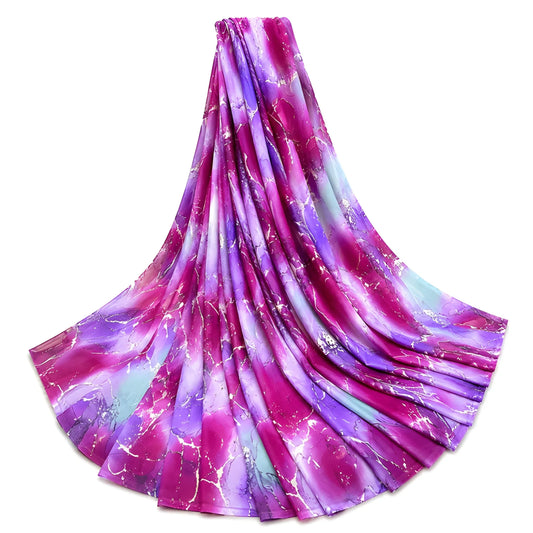 Women's Georgette Printed Saree With Unstitched Blouse 5.5Mtr (Multi)