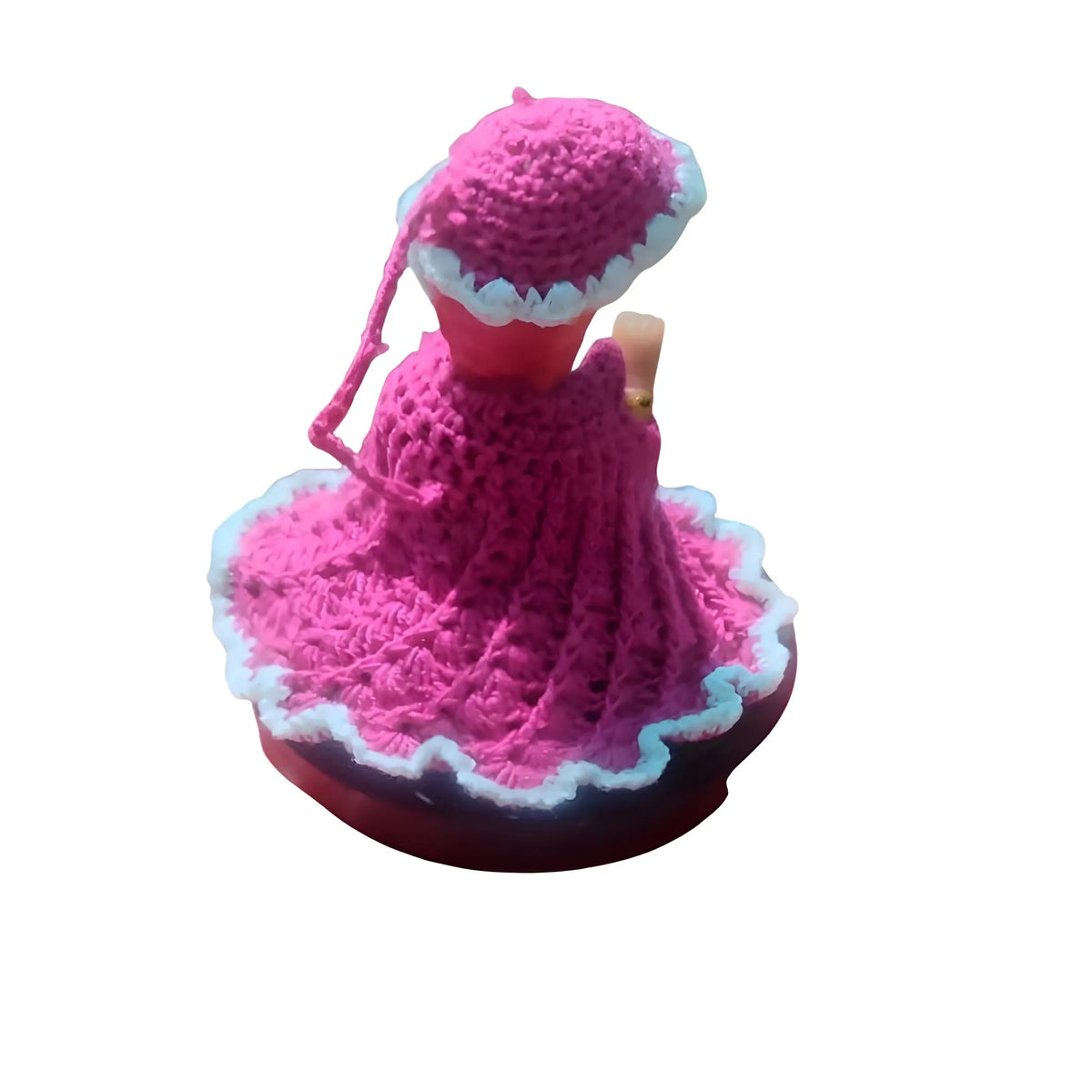 Laddu Gopal Tharad Dress Size: 0 To 6 (Magenta)