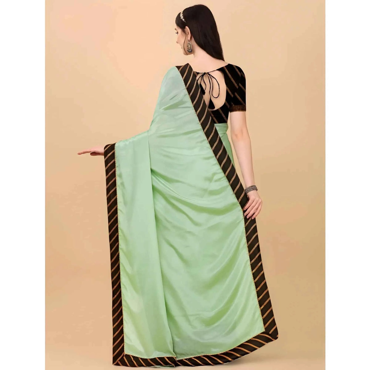 Zariya Chiffon Self Design Saree With Unstitched Blouse