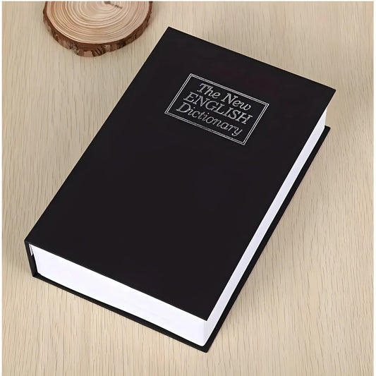 Secret Book Safe with Number Locker (Black)