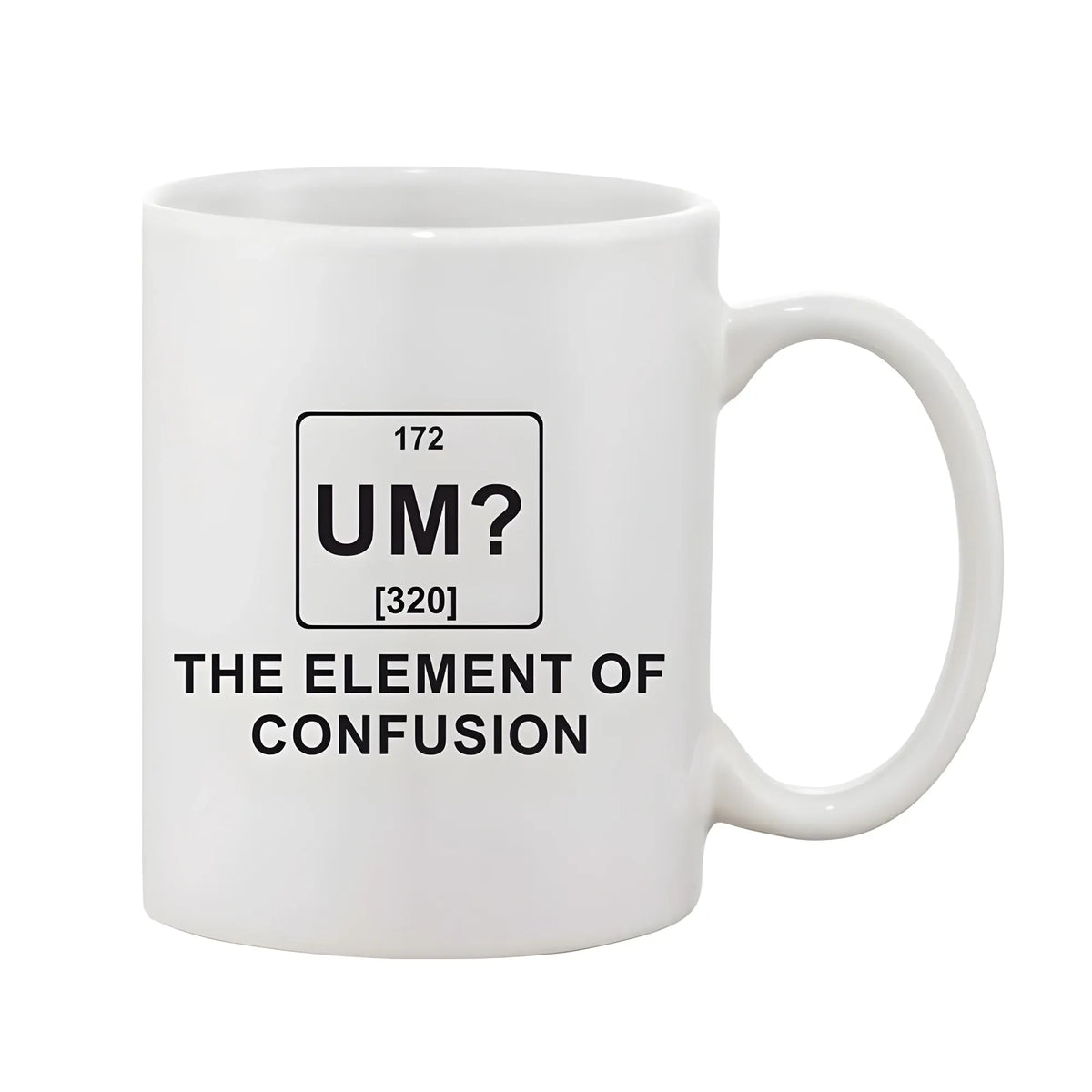 Printed Ceramic Coffee Mug - 1 Pieces, White, 11oz