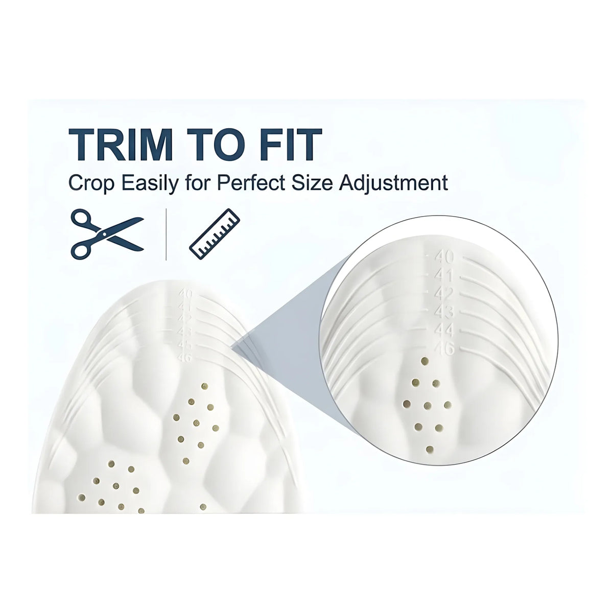 Memory Foam Memory Foam Shoe Insoles (Grey)