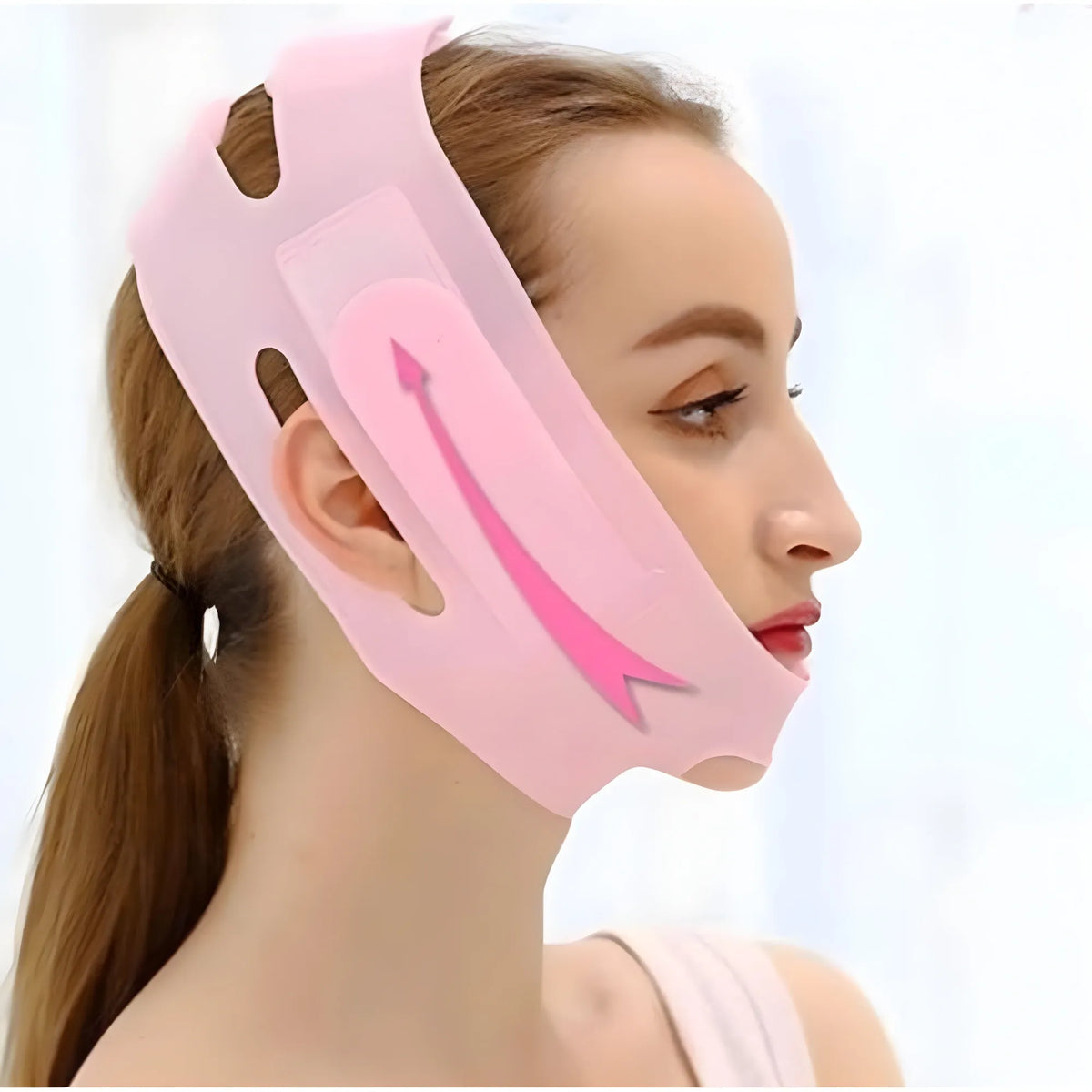 Pack of 2 V Face Mask (Pink)