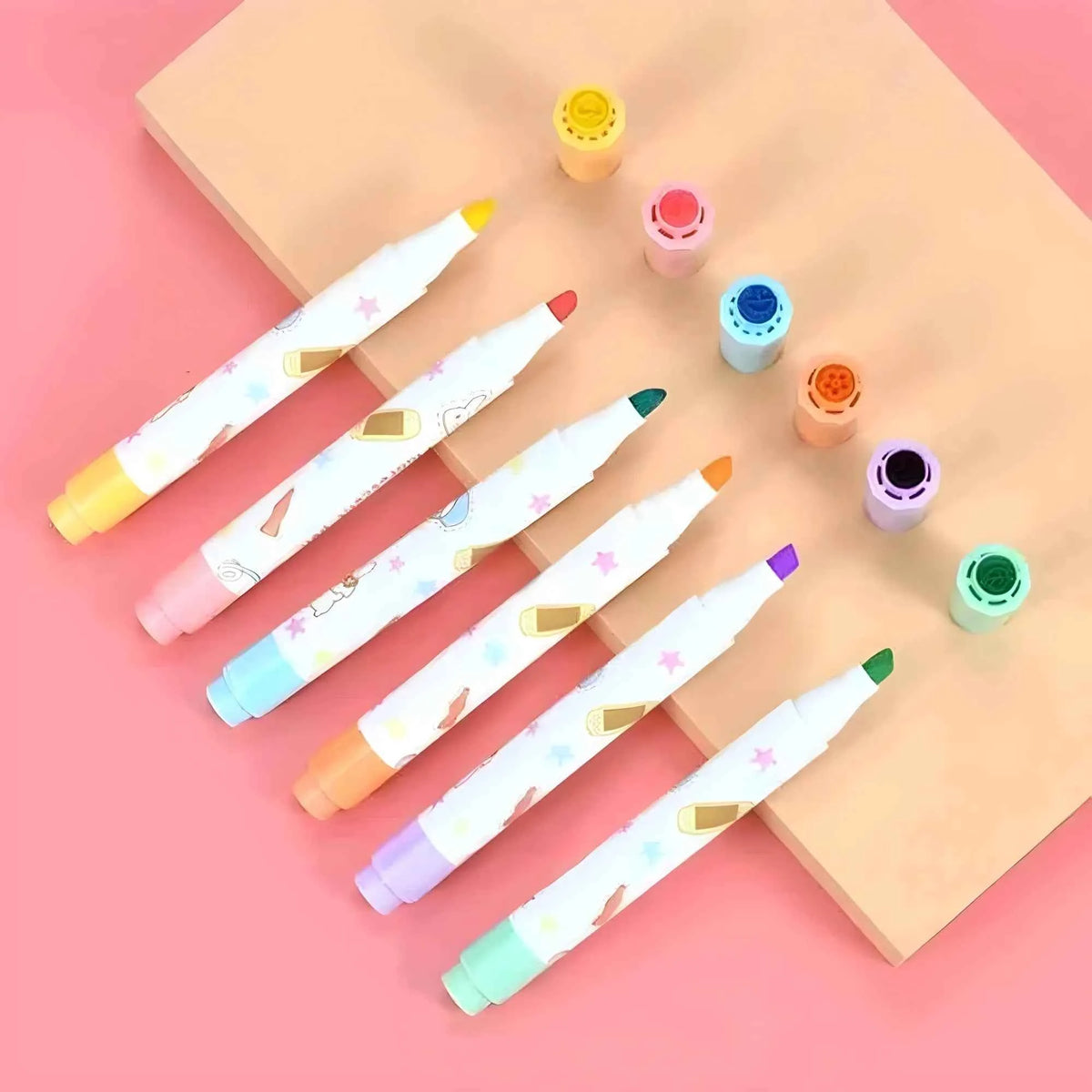 Zareen -in- Stamper Marker Pen Set with Water Based Ink | Plastic | Stationery | + Years 2-in-1