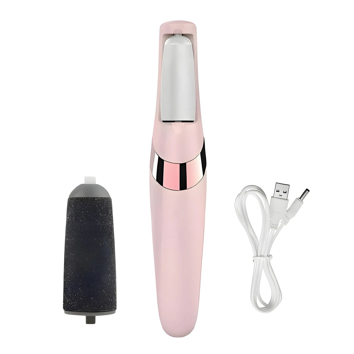 Plastic- Rubber Pedi Roller (Pink)
