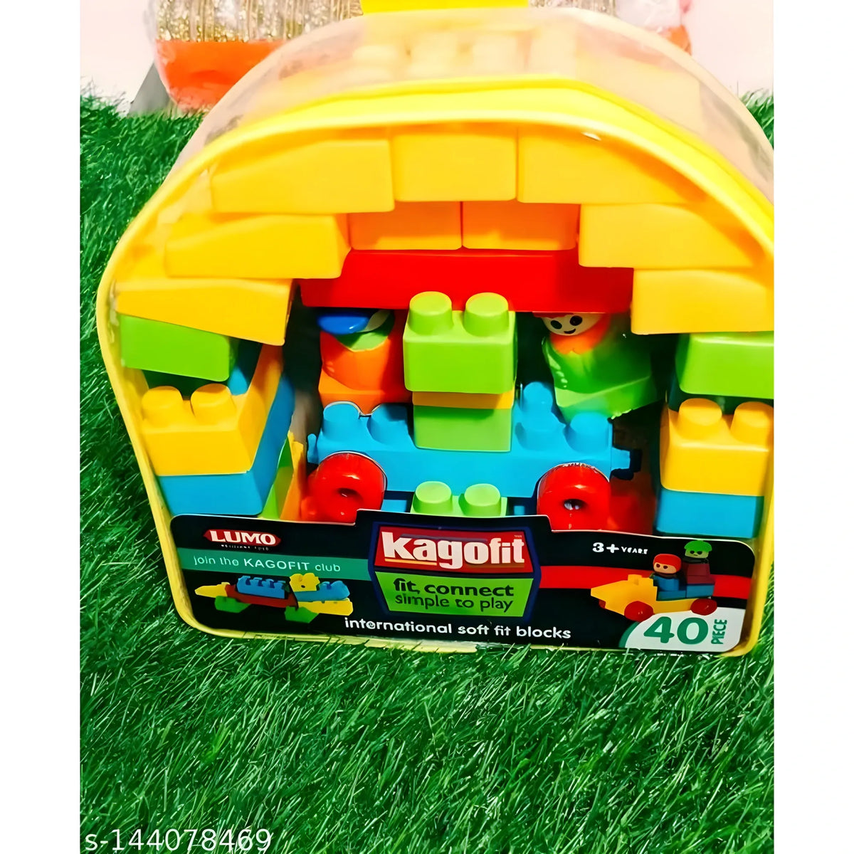 40_Pcs Set Blocks | Plastic | Educational Toys | 3+ Years