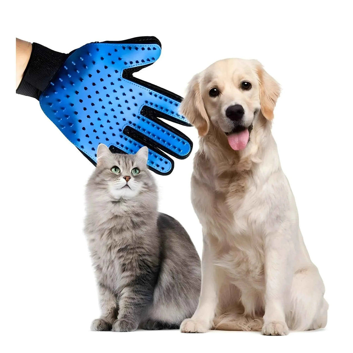Veya Pack of -Finger Deshedding Glove – Pet Hair Remover And Grooming Gloves