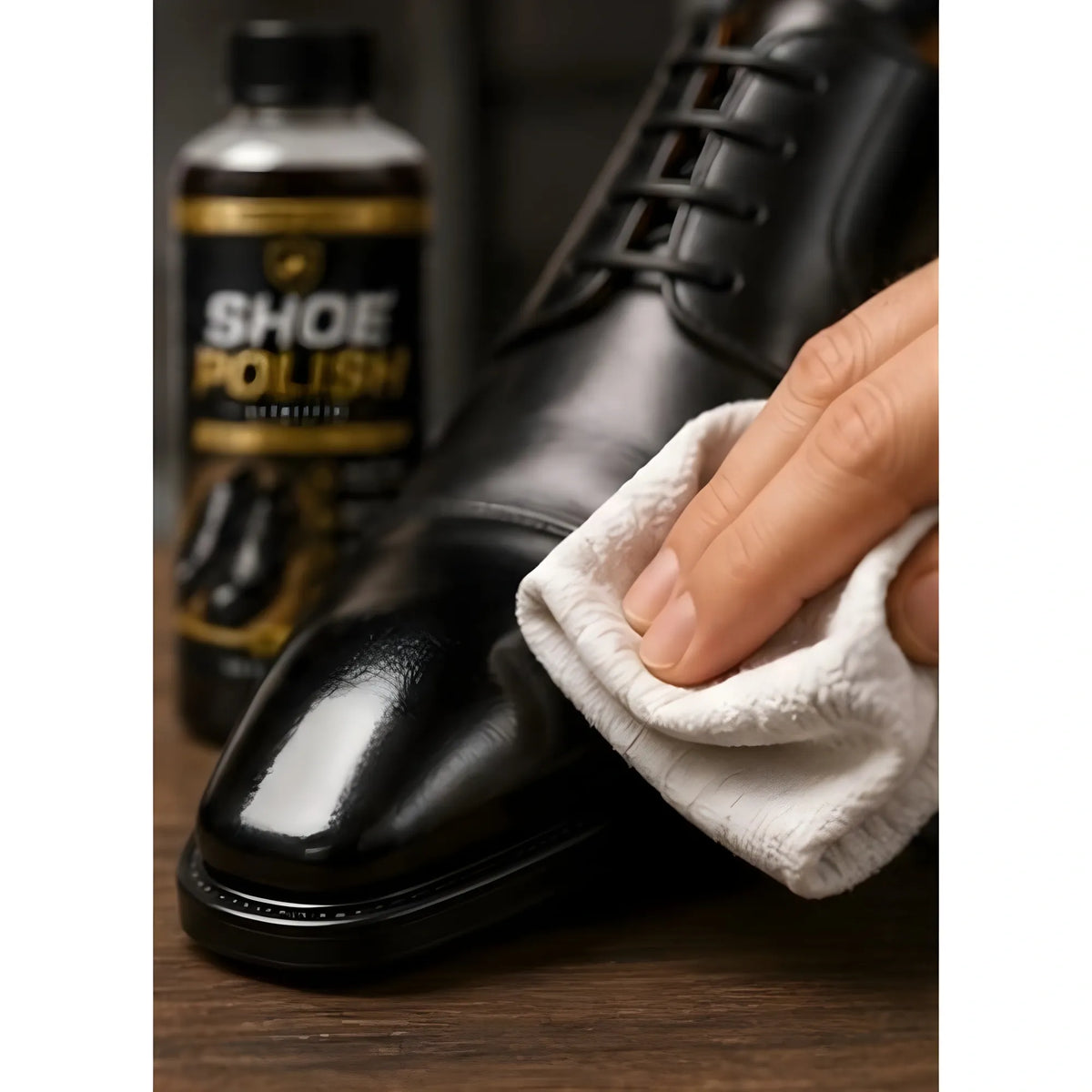 Pack of 2 Shoe Polish Liquid Bottles 100 ML