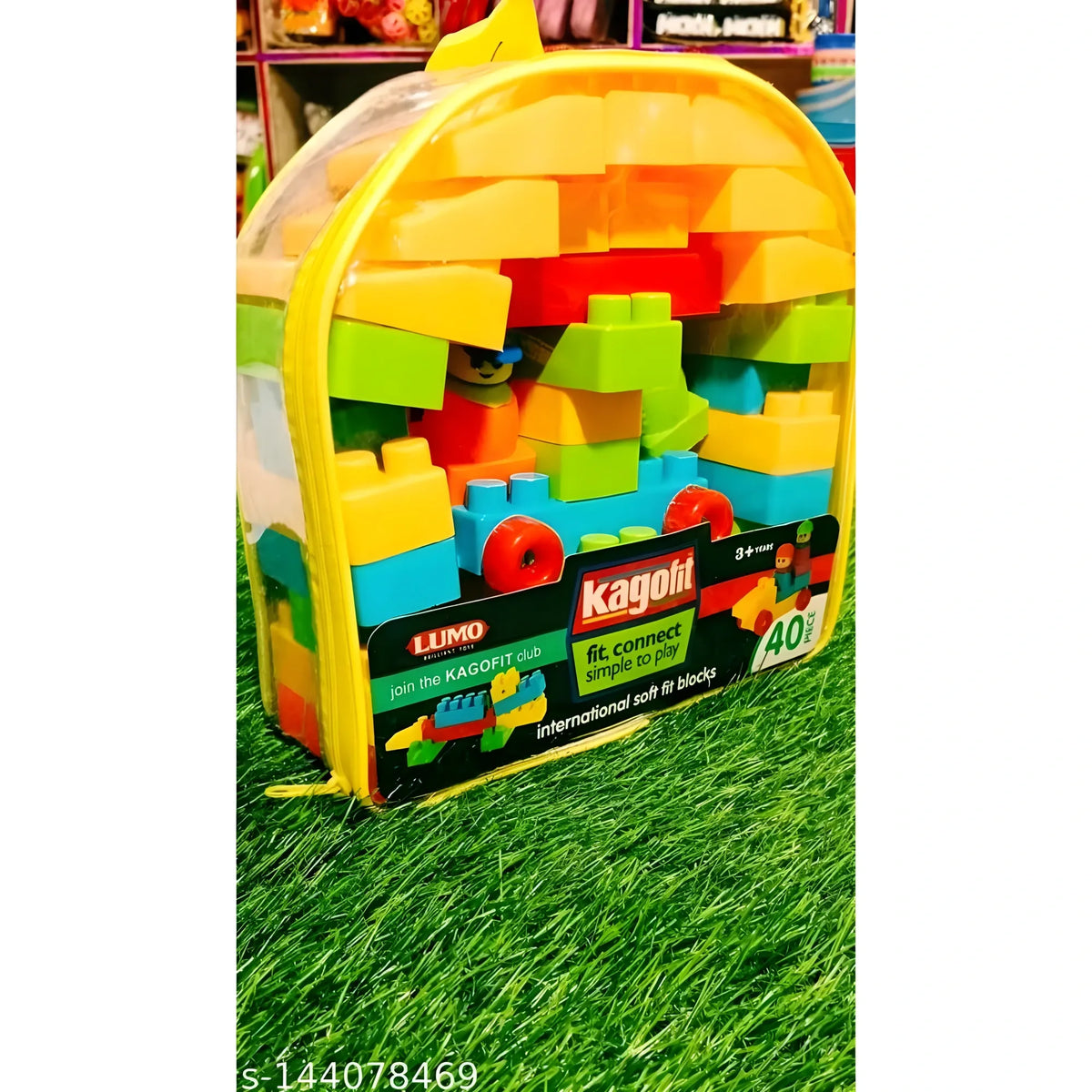 40_Pcs Set Blocks | Plastic | Educational Toys | 3+ Years