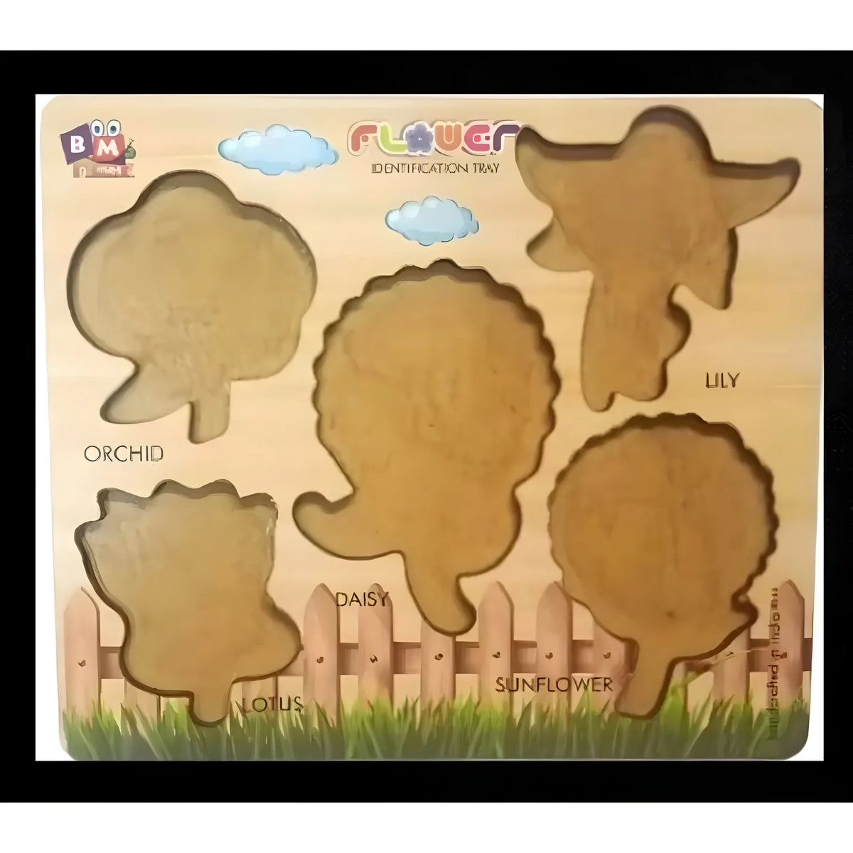Wooden Puzzle - Flowers | Wood | Educational Toys | 3+ Years