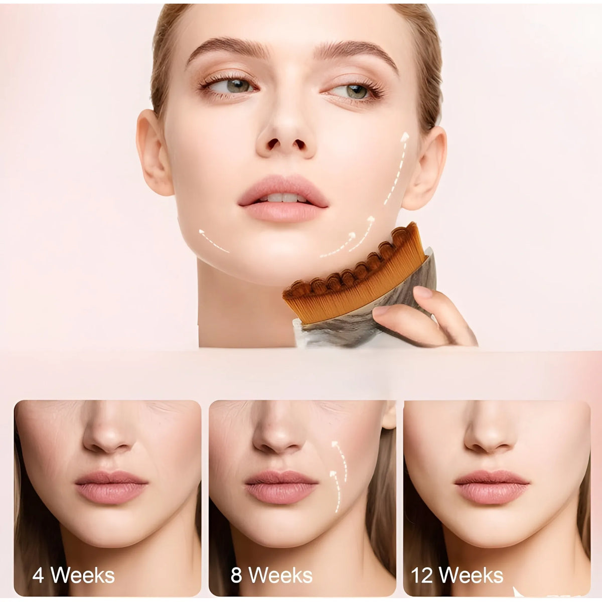 Lymphatic Contour Face Brush (Brown)