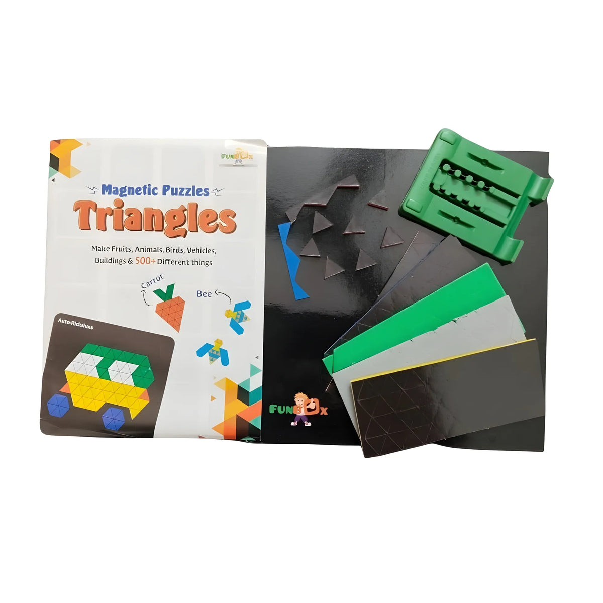 Magnetic Puzzle Triangle |   Cardboard  |   Educational Toys| 3+ Years