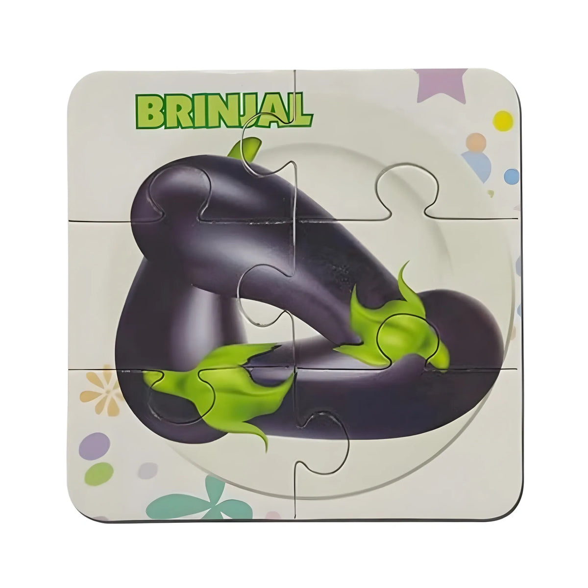 4_Pcs Set Vegetable Puzzles | Cardboard | Educational Toys | 3+ Years