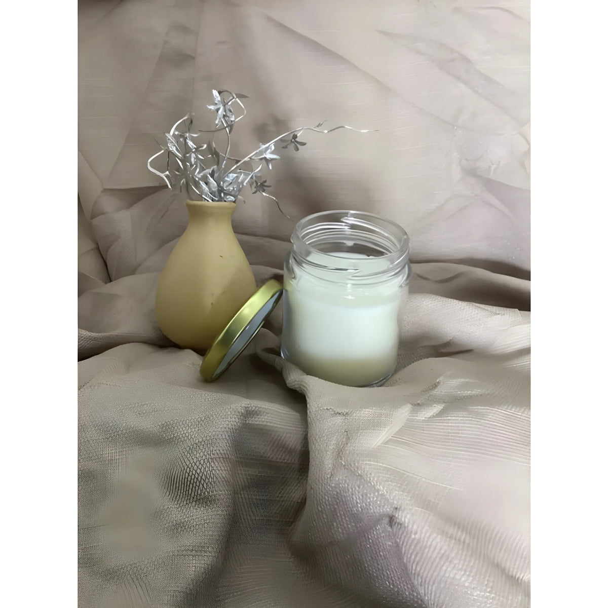Pack Of_2 Soy Wax And Bees Wax Blend Candles Liquid Volume 130
