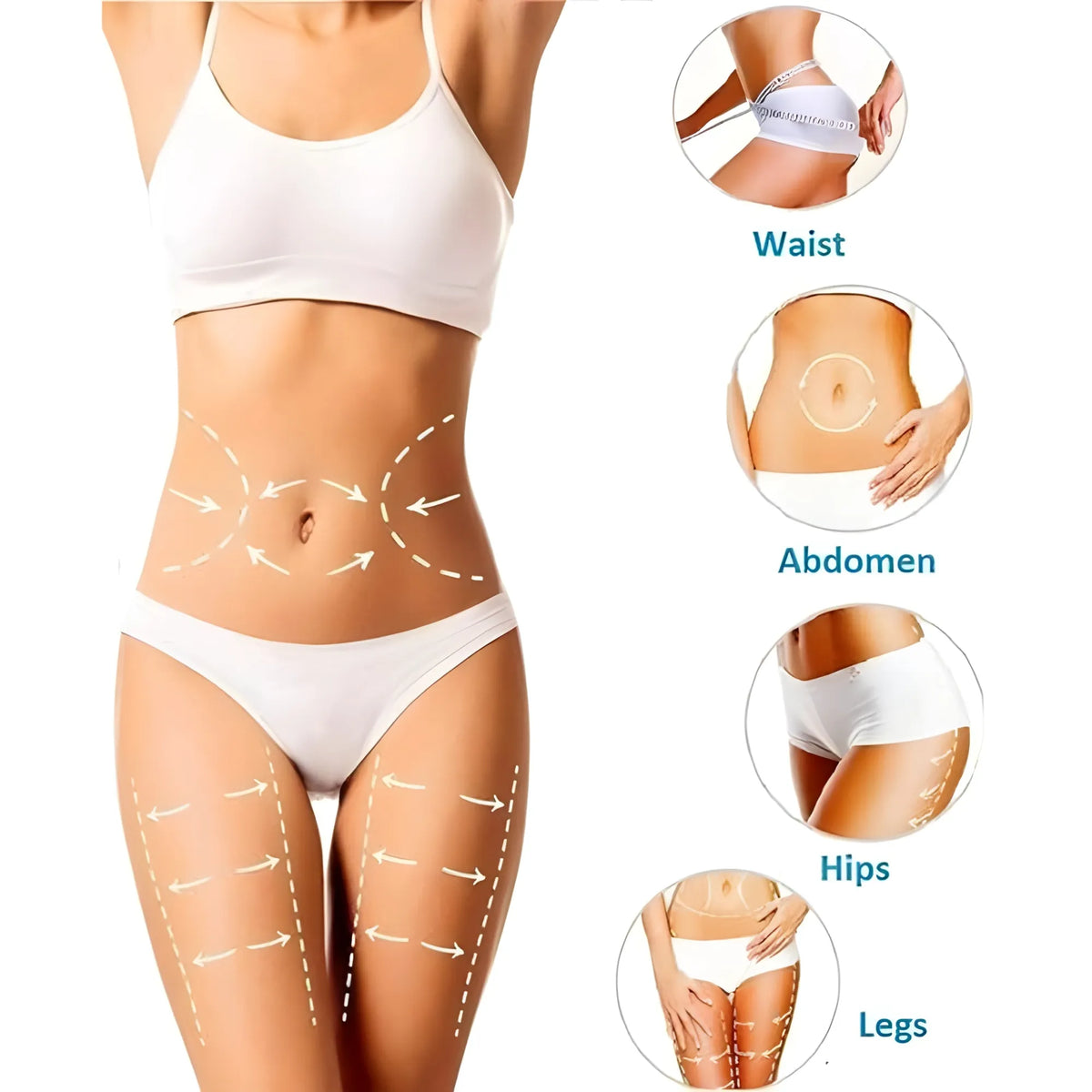 Herbal/plant extract Slim Patch 10 Pieces Set (Multicolor)