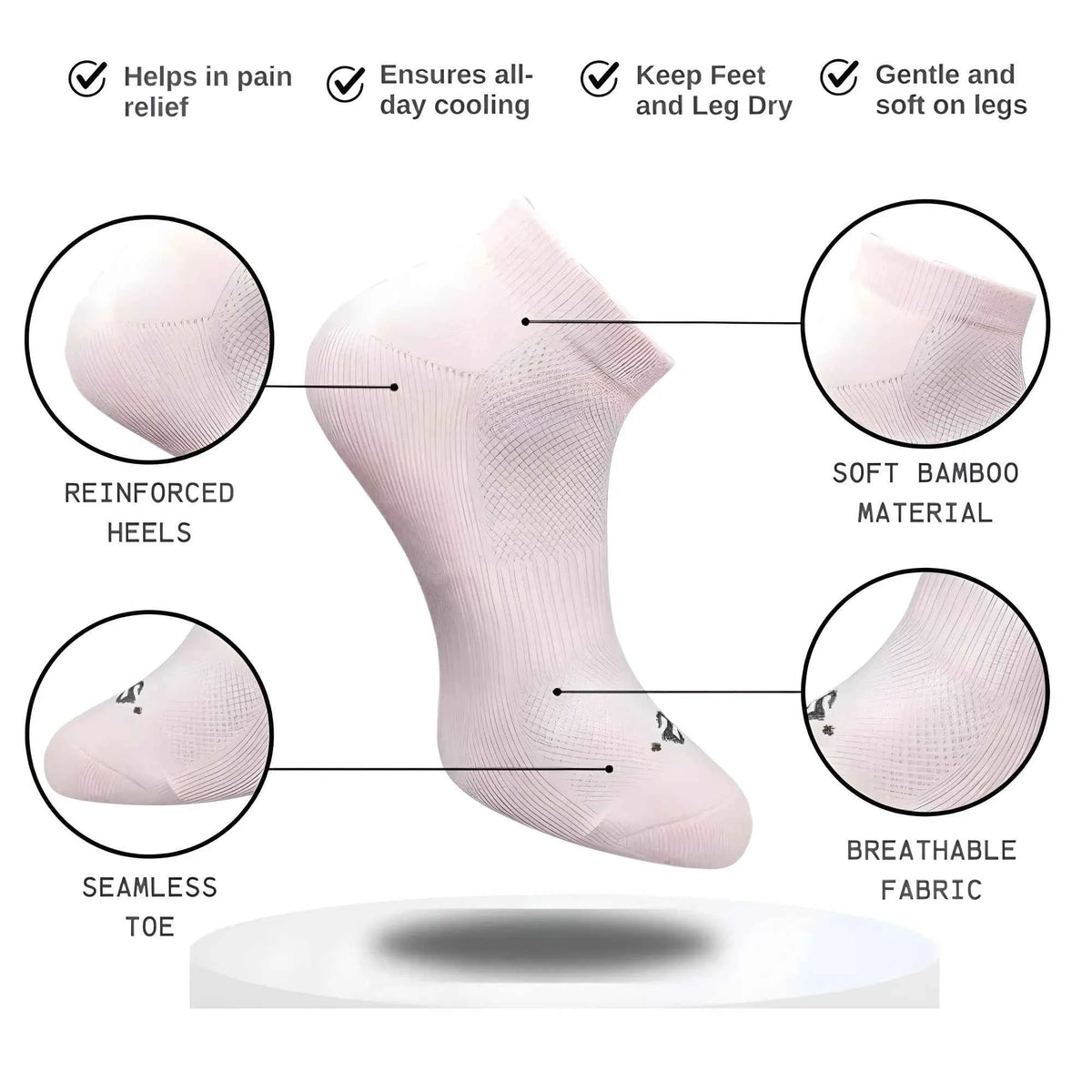 Aveline _Pair Set Unisex Casual Cotton Printed Low Cut Socks