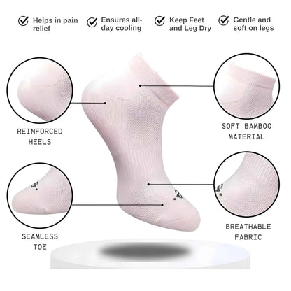 Aveline _Pair Set Unisex Casual Cotton Printed Low Cut Socks