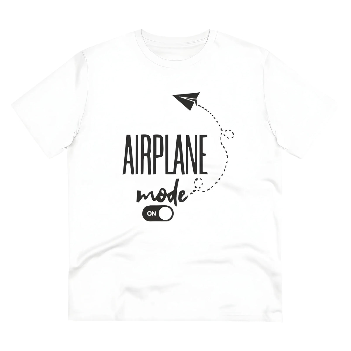 Men's PC Cotton Explore The Unseen Printed T Shirt (Color: White, Thread Count: 180GSM)