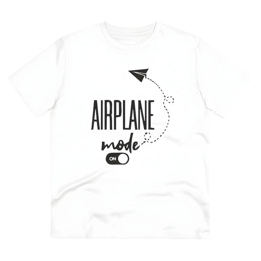 Men's PC Cotton Explore The Unseen Printed T Shirt (Color: White, Thread Count: 180GSM)