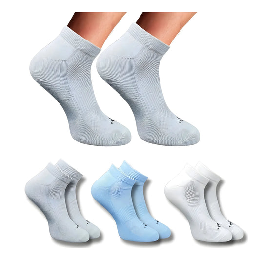 3_Pair Set Unisex Casual Cotton Printed Low Cut Socks (Multicolor)