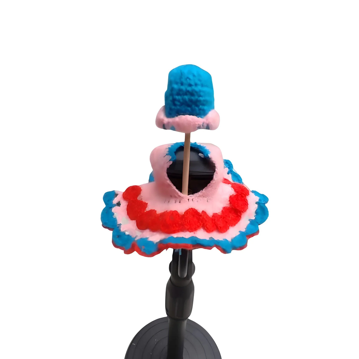 Laddu Gopal Tharad Dress Size: 0 To 6 (Baby Pink-Red)