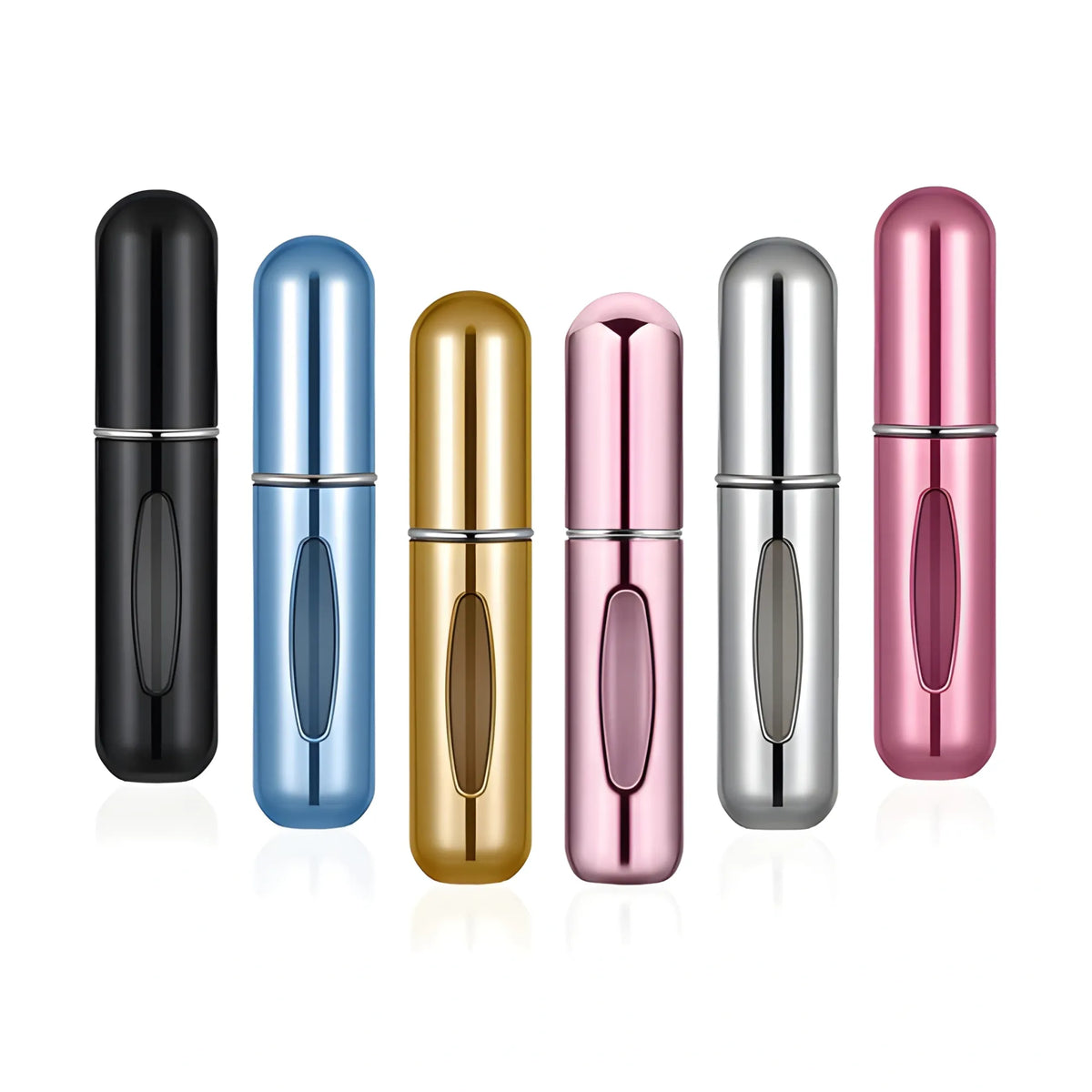 Pack of 2 Aluminium Perfume Spray Bottle(Multicolor)