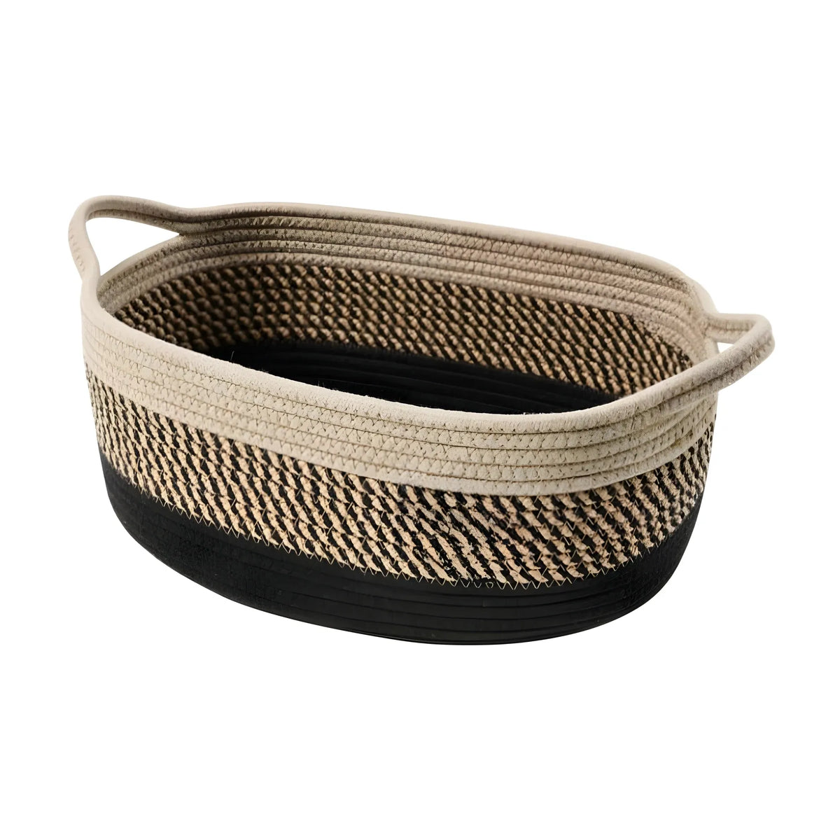 Cotton Pack Of_1 Baby Basket 15x6 Inch Storage Basket For Clothes (Brown)