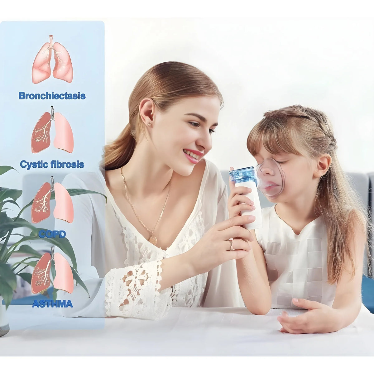 Mini Portable Mesh Nebulizer (Multicolor)