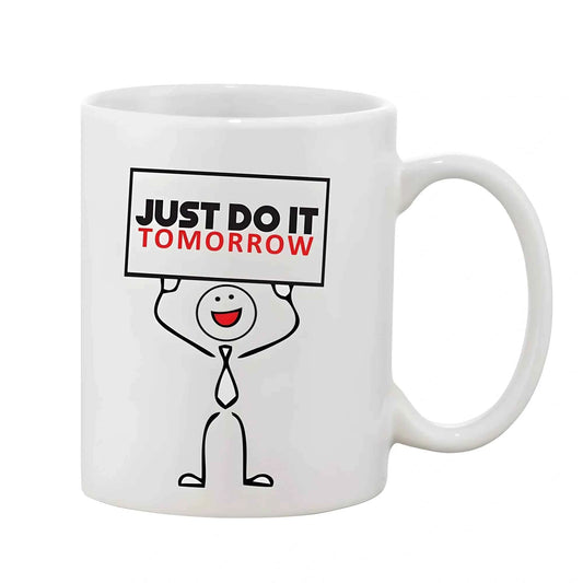 Isola Printed Ceramic Coffee Mug , White, oz 1 Pieces