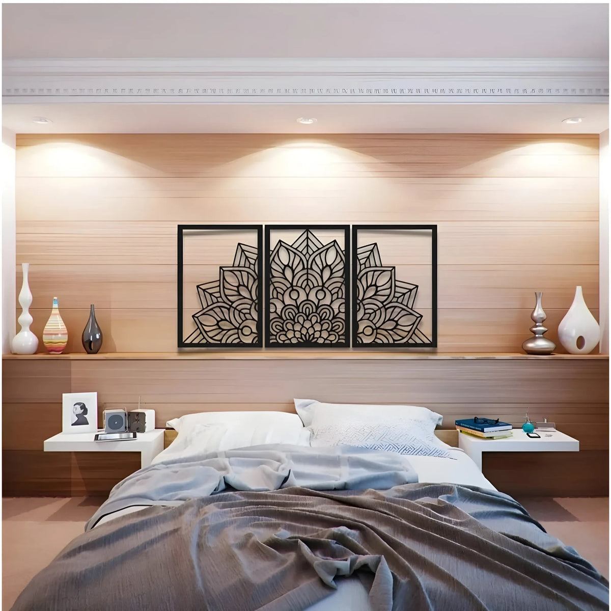 Zen Mandala Wooden Wall Decor