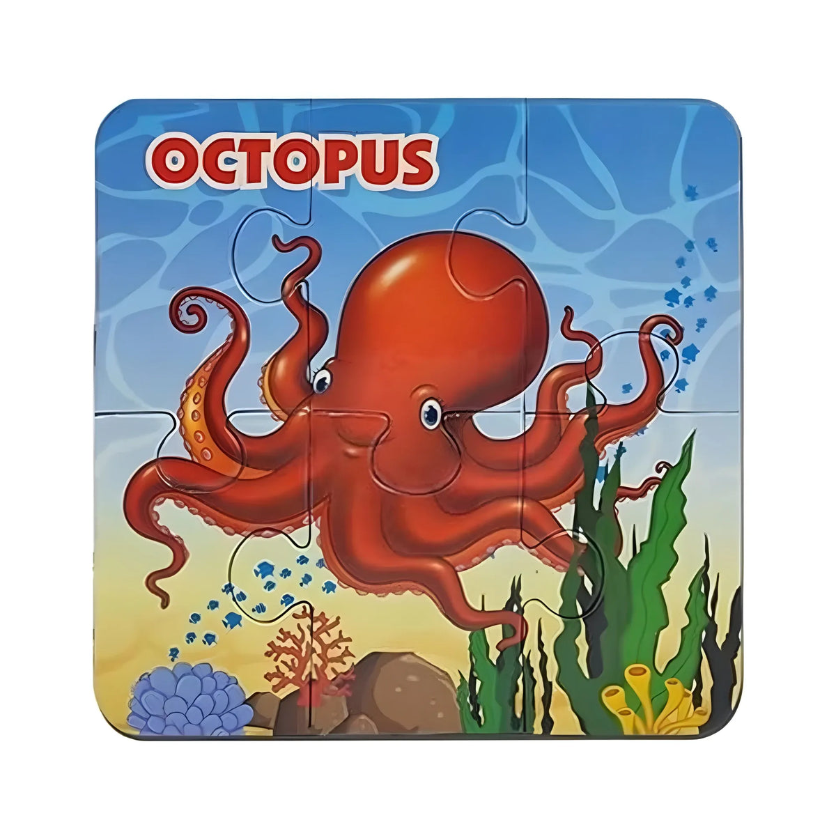 3_Pcs Set Water Animal Puzzle | Cardboard | Educational Toys | 3+ Years