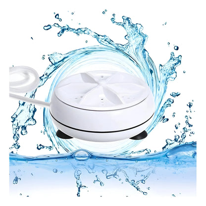 Pack of 2 Mini Portable Turbine Washer (Multicolor)