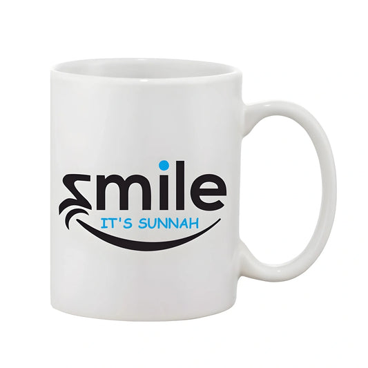 Printed Ceramic Coffee Mug - 1 Pieces, White, 11oz