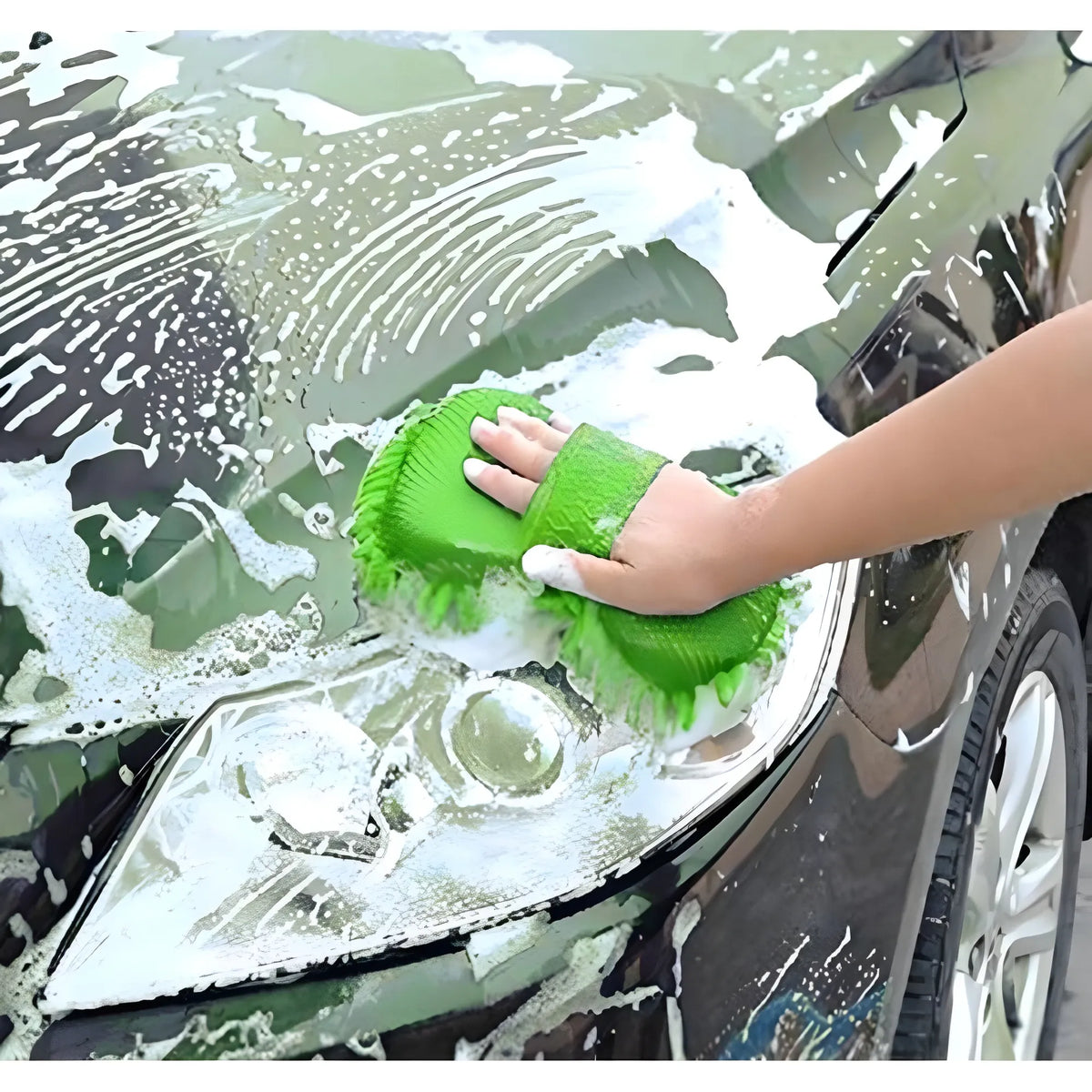 Pack Of 2_Car Wash Sponge – Soft And Absorbent Cleaning Sponge for Vehicles (Color: Assorted )