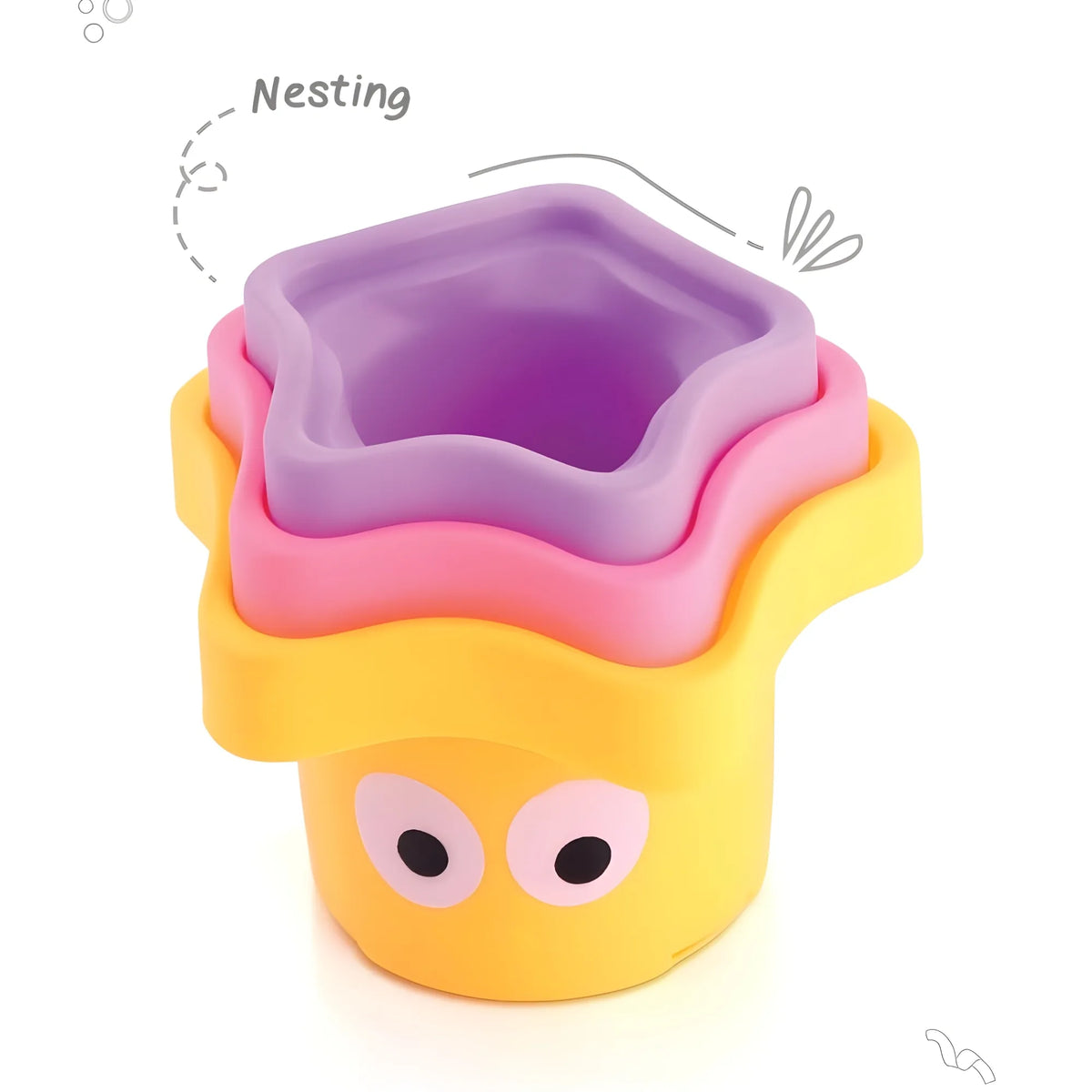 Monster Stacking Cup| Plastic | Toys | 5+ Years